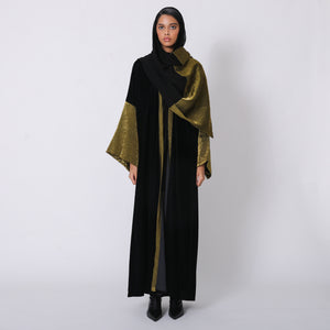 Lamé Velvet Abaya