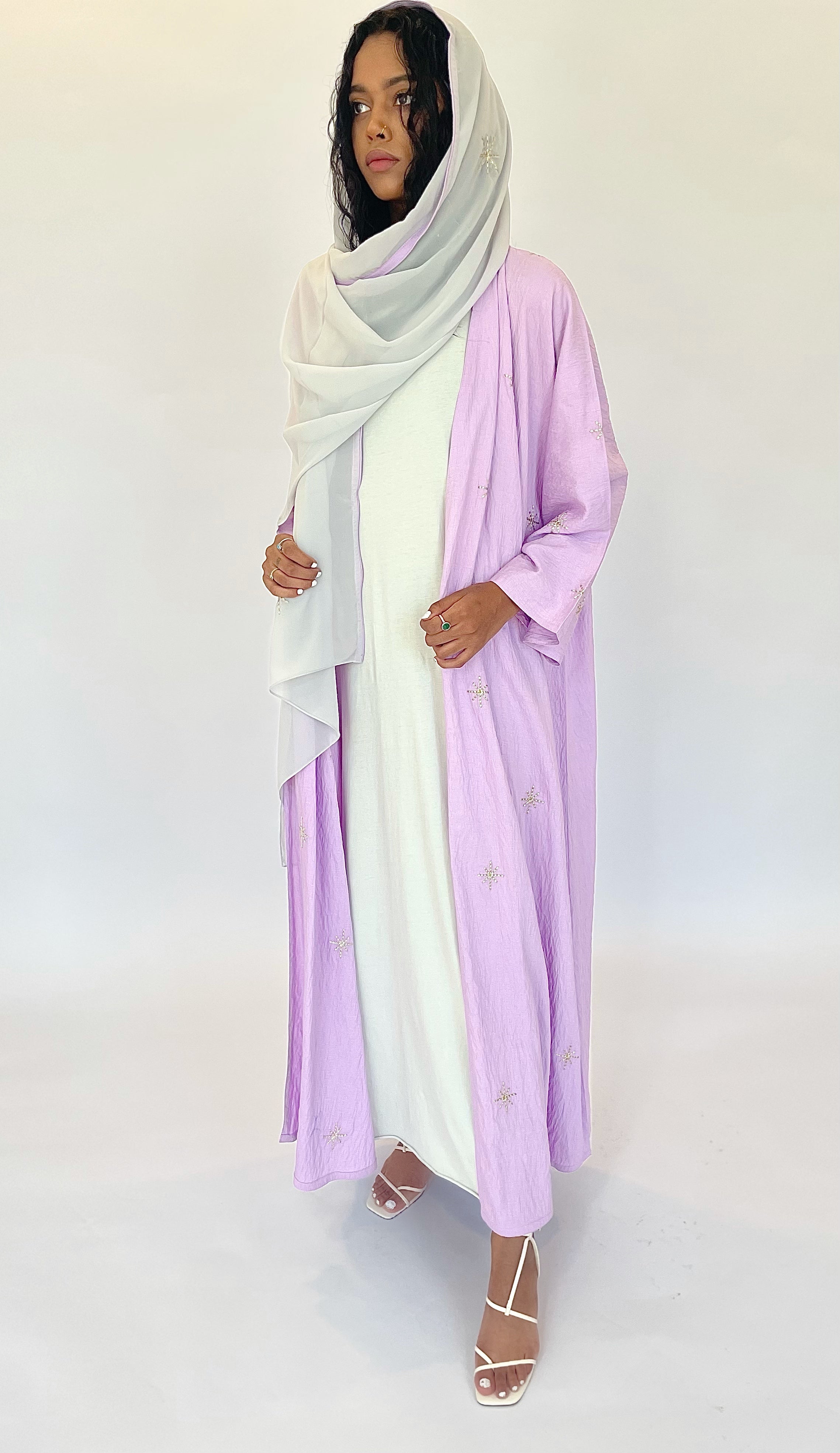 Sparkle Light Abaya